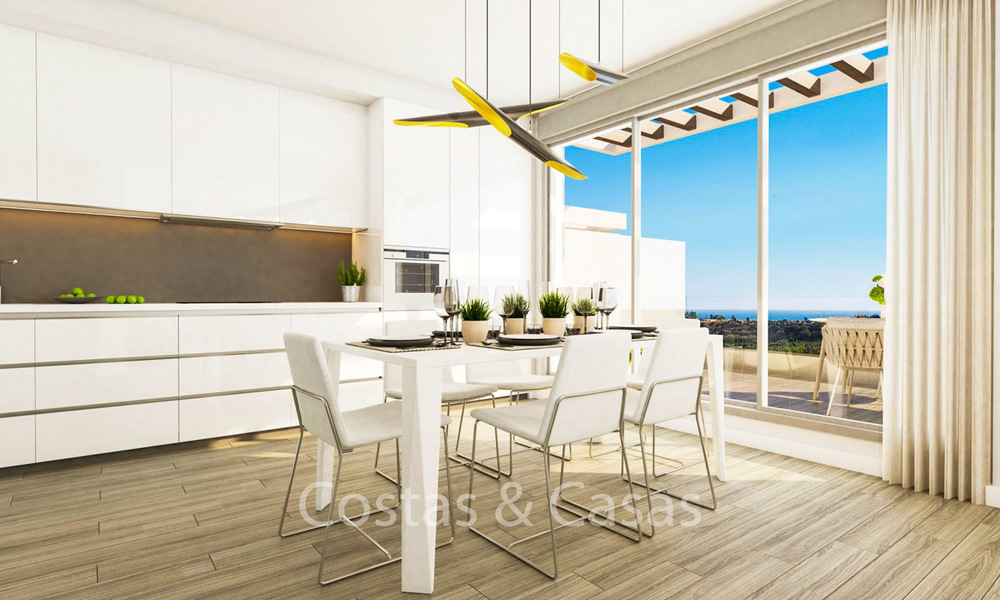 Ruime moderne appartementen met een prachtig uitzicht op zee te koop, New Golden Mile, Marbella - Estepona 6538