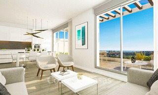 Ruime moderne appartementen met een prachtig uitzicht op zee te koop, New Golden Mile, Marbella - Estepona 6540 
