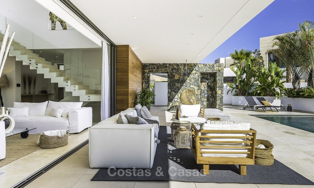 Schitterende nieuwe moderne luxe villa te koop, in een top golfresort, Benahavis - Marbella 17186