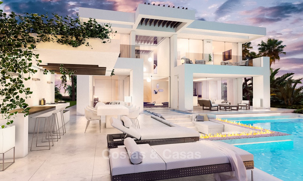 Stijlvolle nieuwbouw designer villa met prachtig zeezicht te koop, Estepona, Costa del Sol 6527