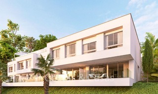 Modieuze avant-garde schakelvilla’s met zeezicht te koop, New Golden Mile, Marbella - Estepona 6547 
