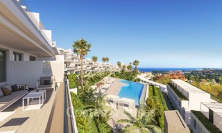 Modieuze avant-garde schakelvilla’s met zeezicht te koop, New Golden Mile, Marbella - Estepona 6549 