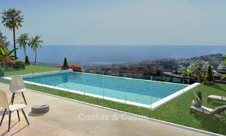 Oogstrelende nieuwe minimalistische villa met prachtig zeezicht te koop, Nueva Andalucia - Marbella 6758 