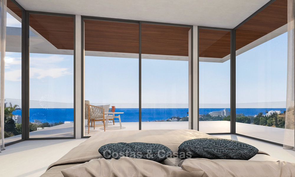 Indrukwekkende nieuwe moderne villa in Californische stijl te koop, met een prachtig uitzicht op zee, Benahavis - Marbella 6760