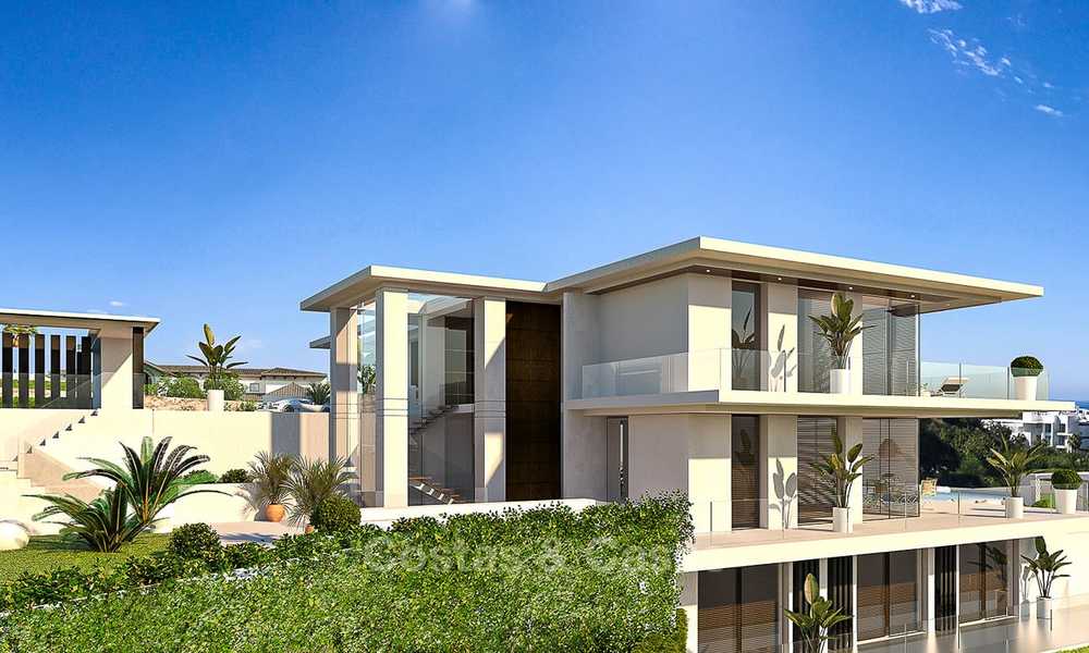 Indrukwekkende nieuwe moderne villa in Californische stijl te koop, met een prachtig uitzicht op zee, Benahavis - Marbella 6766