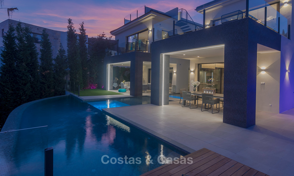Weelderige nieuwbouw designer villa te koop in een exclusieve urbanisatie, Benahavis - Marbella 6937