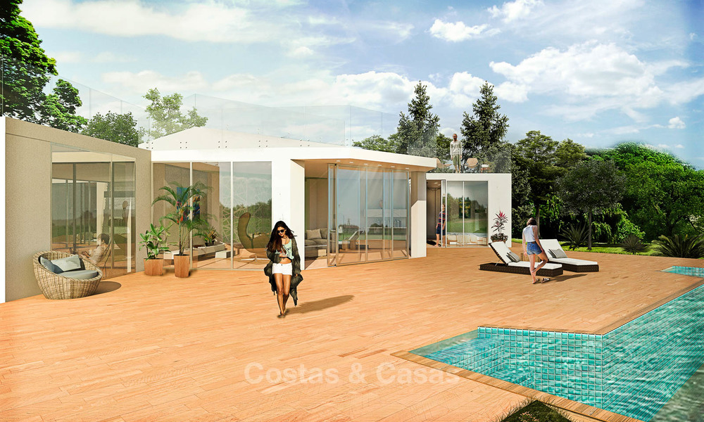 Te renoveren villa op een grote kavel te koop, spectaculaire toplocatie - Golden Mile, Marbella 7019