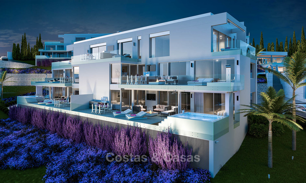 Nieuwe moderne luxe appartementen met zeezicht te koop in een boutique golfresort - La Cala, Mijas, Costa del Sol 7133