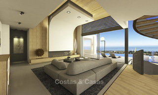 Indrukwekkende minimalistische nieuwbouw villa met panoramisch zeezicht te koop, Marbella 19341 