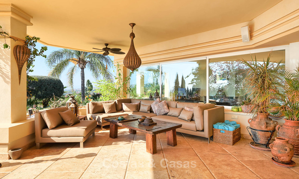 Prachtige rustieke luxe villa met adembenemend uitzicht op zee en de bergen - Golf Valley, Nueva Andalucia, Marbella 7242