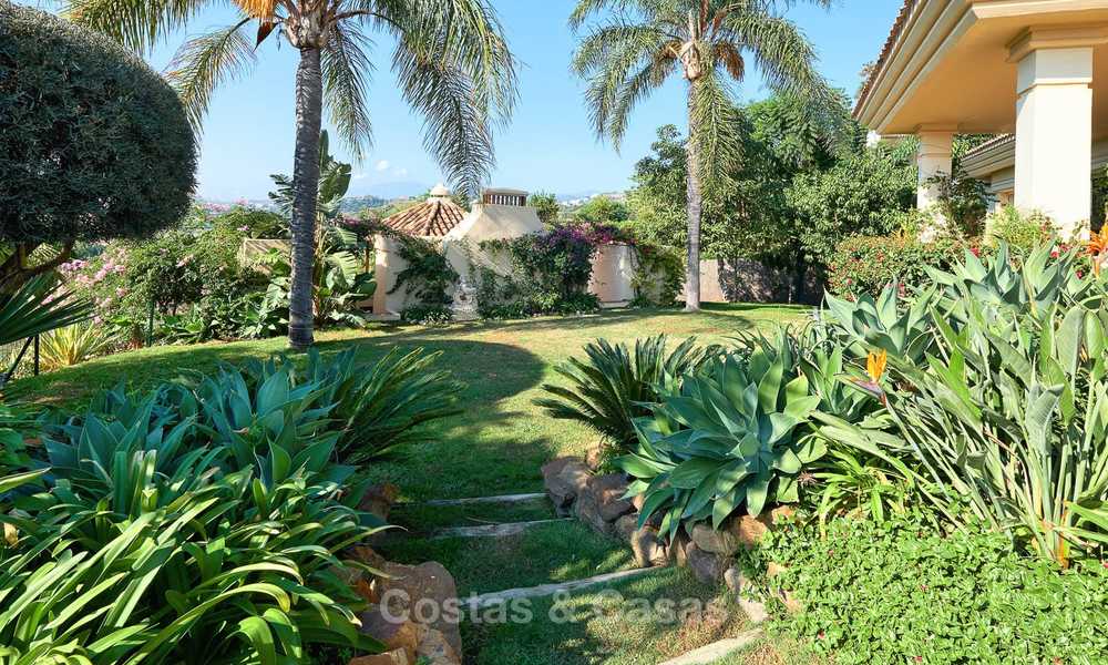 Prachtige rustieke luxe villa met adembenemend uitzicht op zee en de bergen - Golf Valley, Nueva Andalucia, Marbella 7245