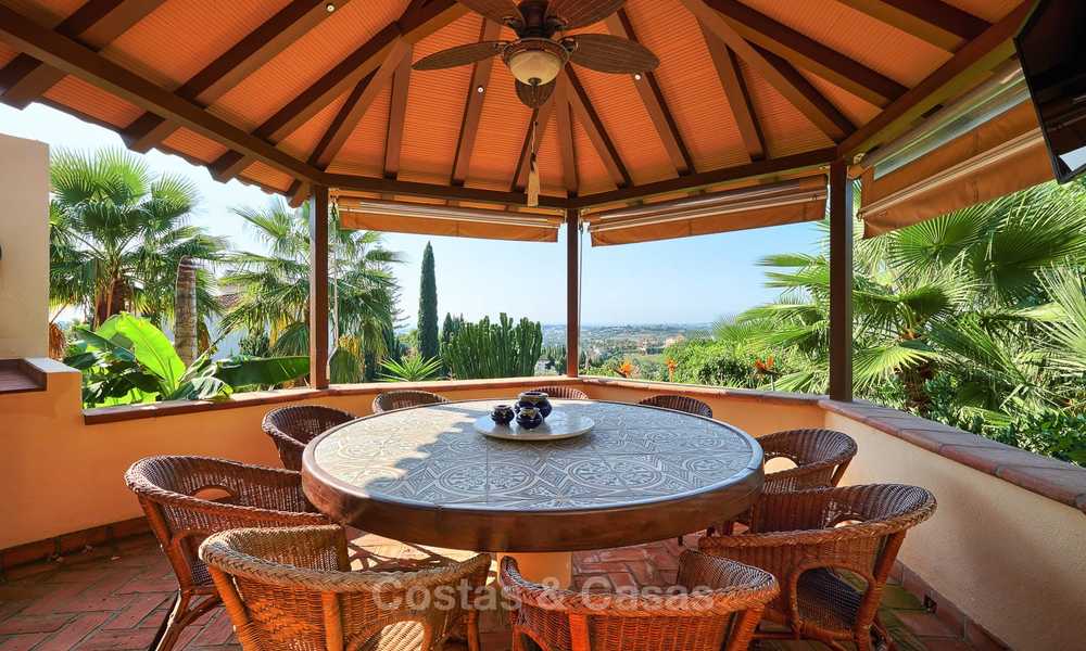 Prachtige rustieke luxe villa met adembenemend uitzicht op zee en de bergen - Golf Valley, Nueva Andalucia, Marbella 7247