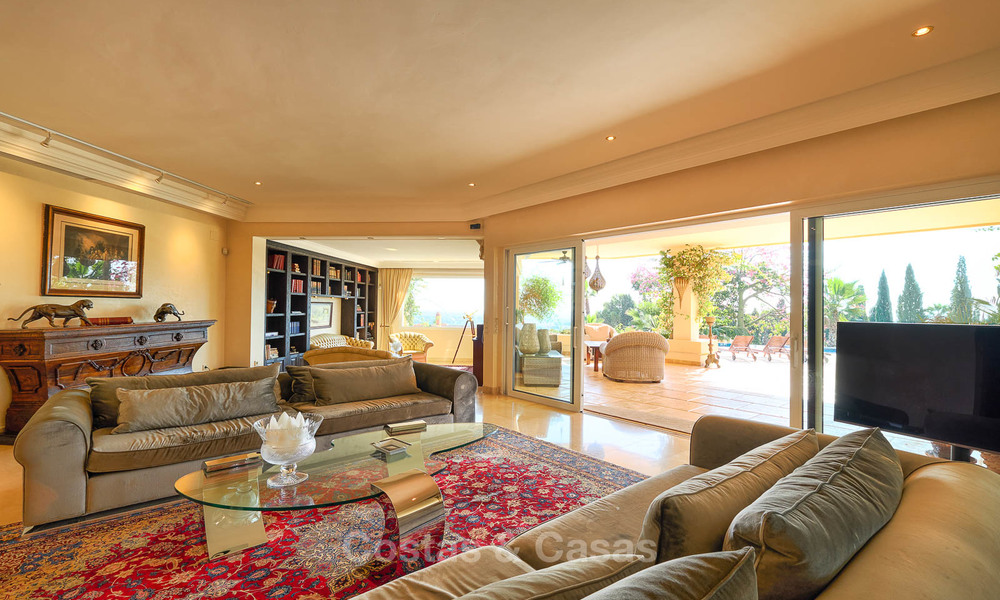 Prachtige rustieke luxe villa met adembenemend uitzicht op zee en de bergen - Golf Valley, Nueva Andalucia, Marbella 7251