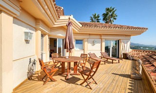 Prachtige rustieke luxe villa met adembenemend uitzicht op zee en de bergen - Golf Valley, Nueva Andalucia, Marbella 7277 