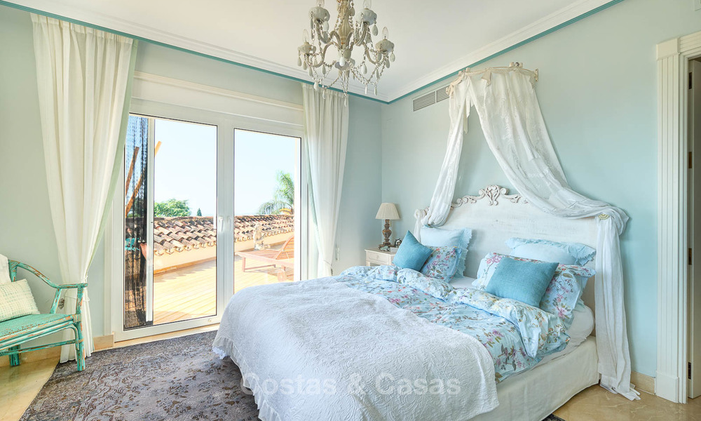 Prachtige rustieke luxe villa met adembenemend uitzicht op zee en de bergen - Golf Valley, Nueva Andalucia, Marbella 7279