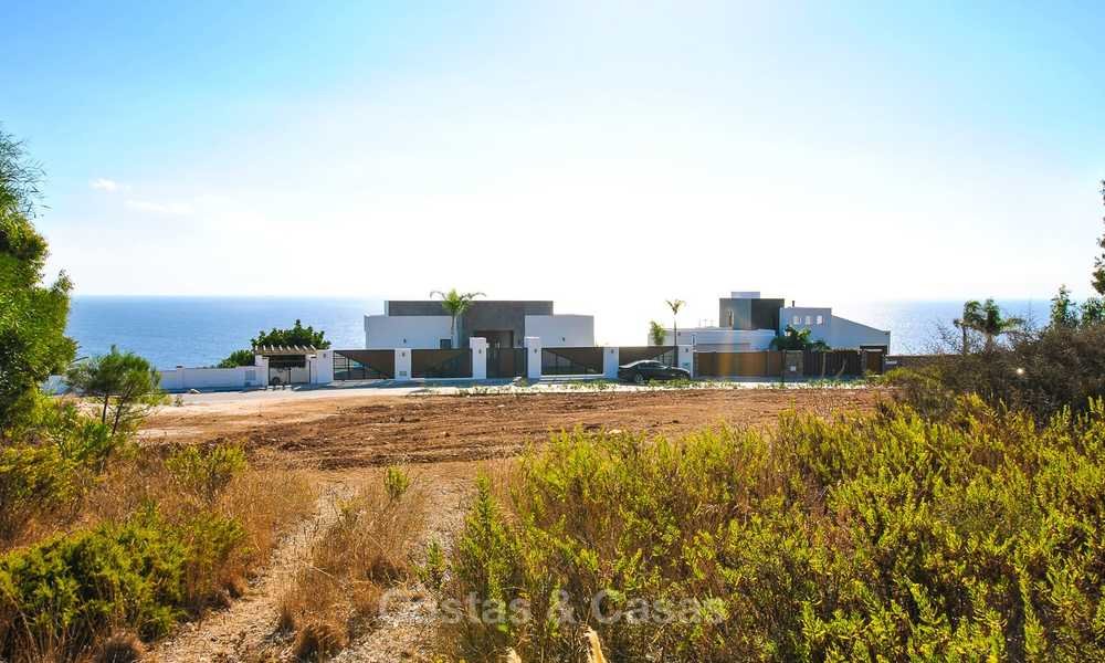Moderne nieuwbouw luxe villa met panoramisch zeezicht te koop, nabij strand, Manilva, Costa del Sol 7316