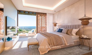 Eco-vriendelijke luxe villa's te koop met adembenemend uitzicht op vallei en zee, Benahavis - Marbella 7487 