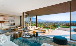 Eco-vriendelijke luxe villa's te koop met adembenemend uitzicht op vallei en zee, Benahavis - Marbella 7489 