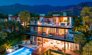 Eco-vriendelijke luxe villa's te koop met adembenemend uitzicht op vallei en zee, Benahavis - Marbella 7496 