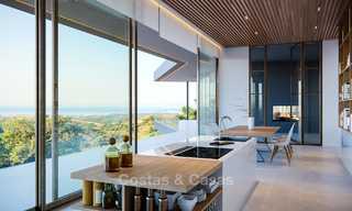 Oogstrelende nieuwe moderne villa met adembenemend uitzicht op zee en de vallei te koop - Benahavis, Marbella 7638 