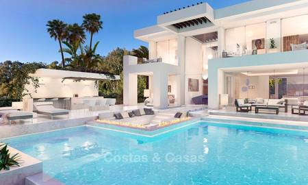 Oogstrelende nieuwe hedendaagse luxe villa te koop in Nueva Andalucia's golfvallei, Marbella 7664