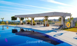 Ruim, licht en modern luxe penthouse te koop met golf- en zeezicht in Marbella - Benahavis 7731 