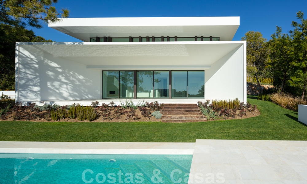 Nieuwe eigentijdse luxe villa's met zeezicht te koop, in een exclusieve urbanisatie in Benahavis - Marbella 21652