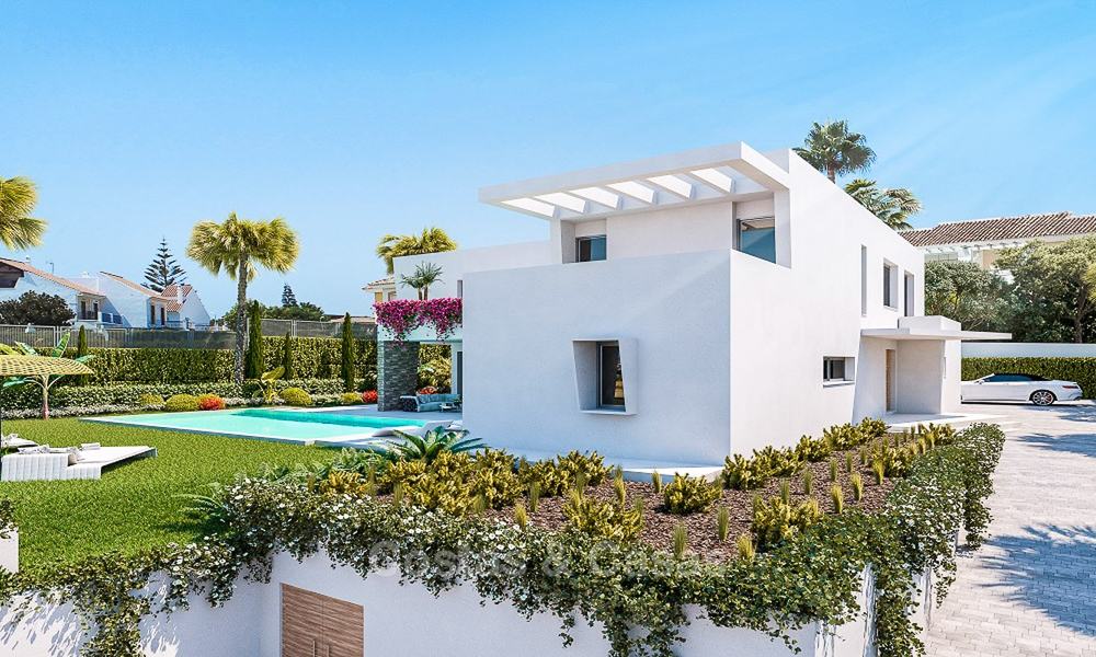 Ideaal gelegen en aantrekkelijk geprijsde moderne luxe villa's te koop, Estepona - Marbella 7897