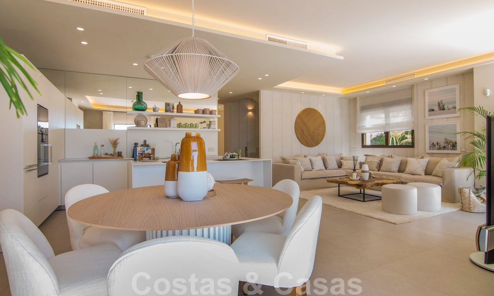 Luxueuze eerste lijn strandvilla's te koop in een nieuw, exclusief complex, New Golden Mile, Marbella - Estepona 40491