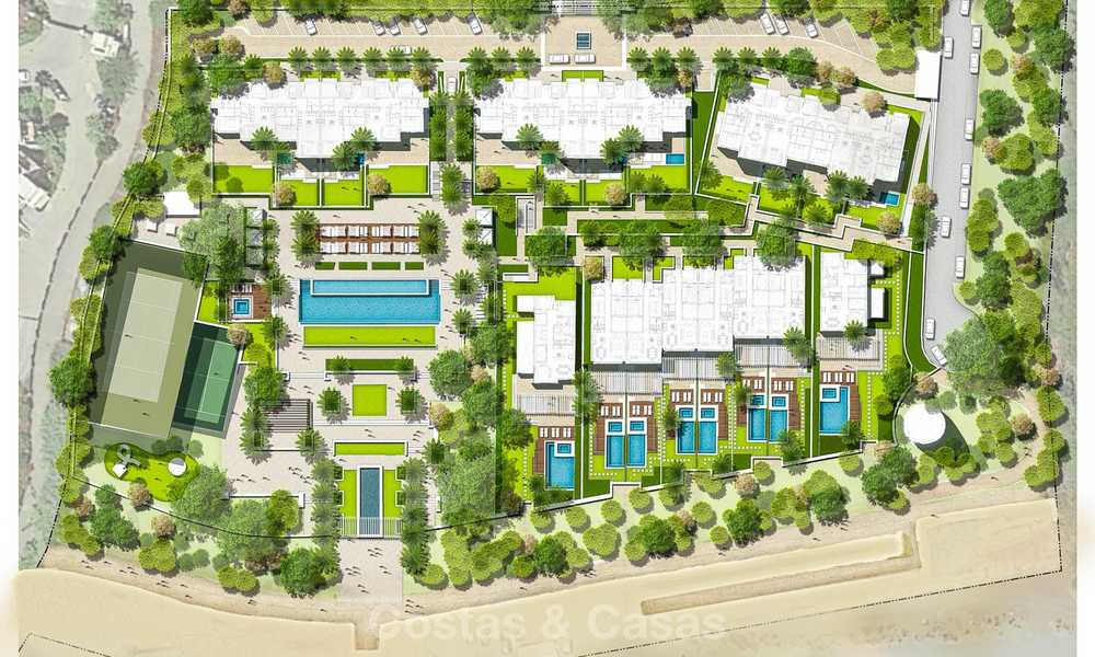Luxueuze nieuwe eerstelijn strandappartementen te koop in een exclusief complex, New Golden Mile, Marbella - Estepona 7918