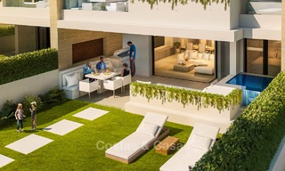 Luxueuze nieuwe eerstelijn strandappartementen te koop in een exclusief complex, New Golden Mile, Marbella - Estepona 7923 