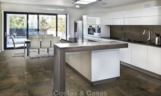Nieuwe moderne en milieuvriendelijke villa’s te koop, eerstelijn golf, Mijas, Costa del Sol 8014 