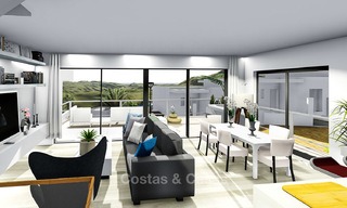 Nieuwe moderne en milieuvriendelijke villa’s te koop, eerstelijn golf, Mijas, Costa del Sol 8020 