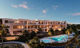 Prachtige moderne front-line golf appartementen te koop in een nieuw, exclusief complex, Casares, Costa del Sol 8028 