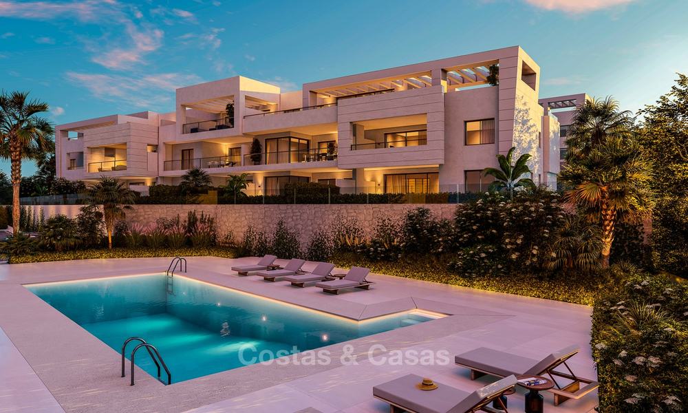 Prachtige moderne front-line golf appartementen te koop in een nieuw, exclusief complex, Casares, Costa del Sol 8030