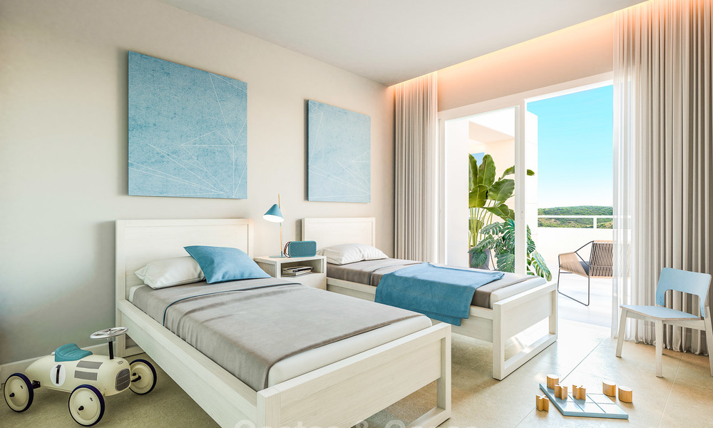 Prachtige moderne front-line golf appartementen te koop in een nieuw, exclusief complex, Casares, Costa del Sol 8035
