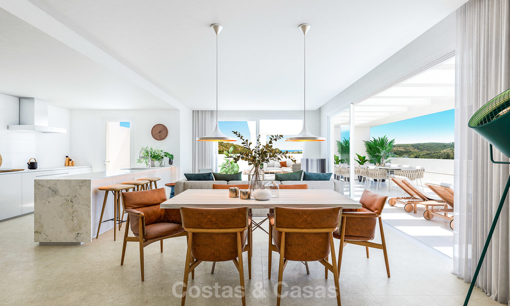 Prachtige moderne front-line golf appartementen te koop in een nieuw, exclusief complex, Casares, Costa del Sol 8037