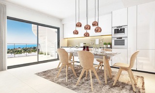 Stijlvolle moderne appartementen met adembenemend uitzicht op zee te koop, Manilva, Costa del Sol 8135 