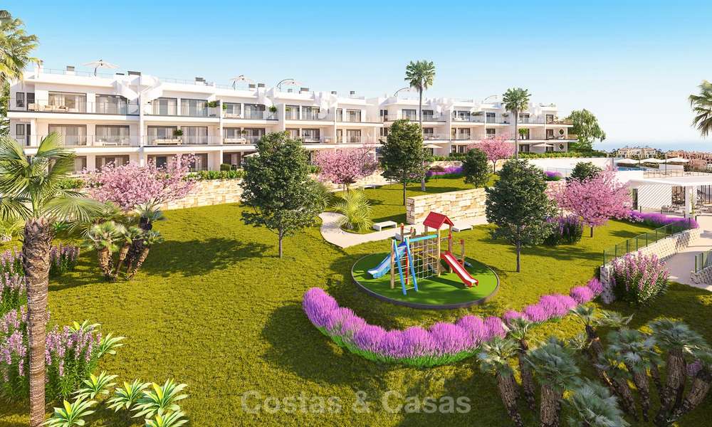 Stijlvolle moderne appartementen met adembenemend uitzicht op zee te koop, Manilva, Costa del Sol 8140