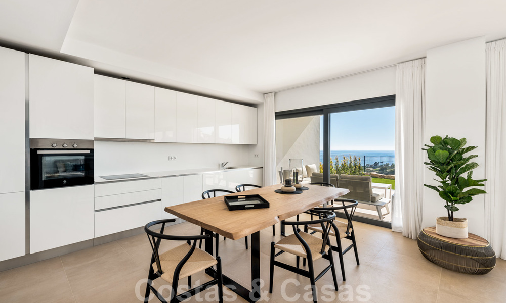 Stijlvolle moderne appartementen met adembenemend uitzicht op zee te koop, Manilva, Costa del Sol 23754