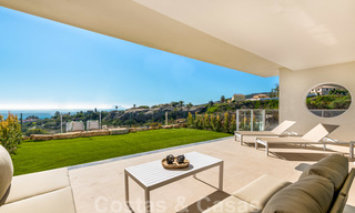 Stijlvolle moderne appartementen met adembenemend uitzicht op zee te koop, Manilva, Costa del Sol 23759 