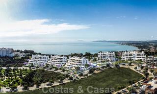 Elegante en ruime nieuwe appartementen te koop, op loopafstand van strand en voorzieningen, met zeezicht, Estepona 31372 