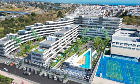 Nieuwe, aantrekkelijk geprijsde, moderne appartementen te koop, op loopafstand van het strand en voorzieningen, Estepona 8170