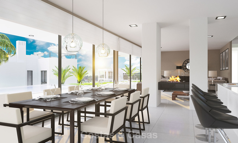 Instapklare nieuwe eigentijdse luxe villa te koop, Nueva Andalucia, Marbella 8188