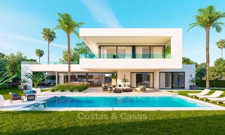 Instapklare nieuwe eigentijdse luxe villa te koop, Nueva Andalucia, Marbella 8203