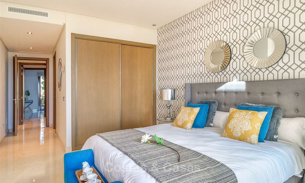 Buitenkans! Mooi en zeer ruim luxe appartement met zeezicht te koop, instapklaar - Benahavis, Marbella 8295