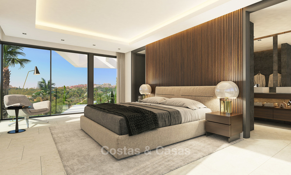 Instapklare oogstrelende hedendaagse luxe villa met prachtige vergezichten te koop, Marbella - Benahavis 8318