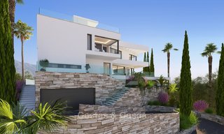 Instapklare oogstrelende hedendaagse luxe villa met prachtige vergezichten te koop, Marbella - Benahavis 8322 