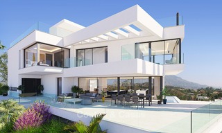 Instapklare oogstrelende hedendaagse luxe villa met prachtige vergezichten te koop, Marbella - Benahavis 8323 