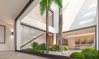Oogstrelende luxe designer villa met prachtig uitzicht op zee te koop, in een golf resort, klaar om in te trekken - Benahavis, Marbella 8470 